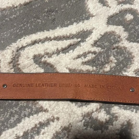 Genuine leather belt. Camoflouge. Like new. Size 36. - Picture 2 of 4